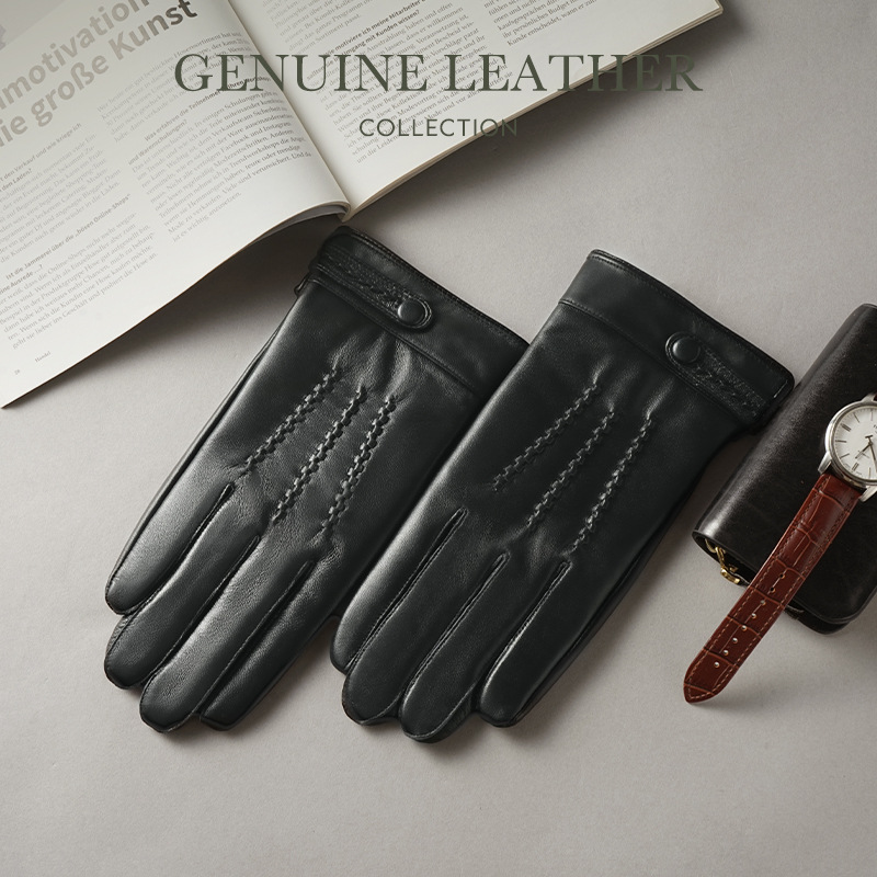 Men's Top Layer Sheepskin Genu - Leather Driving Glove review and price