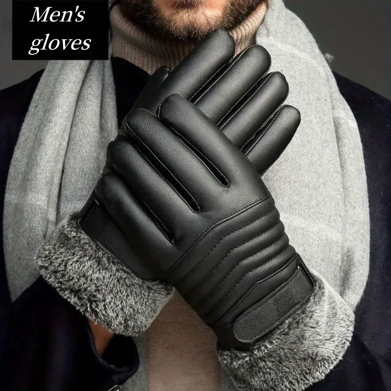 Leather Gloves Winter Warm Tou - Leather Driving Glove review and price