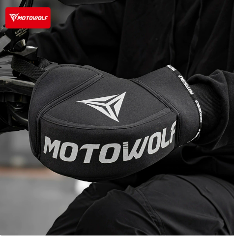 Motorcycle Thick Warm Handleba - Heat Resistant Glove review and price