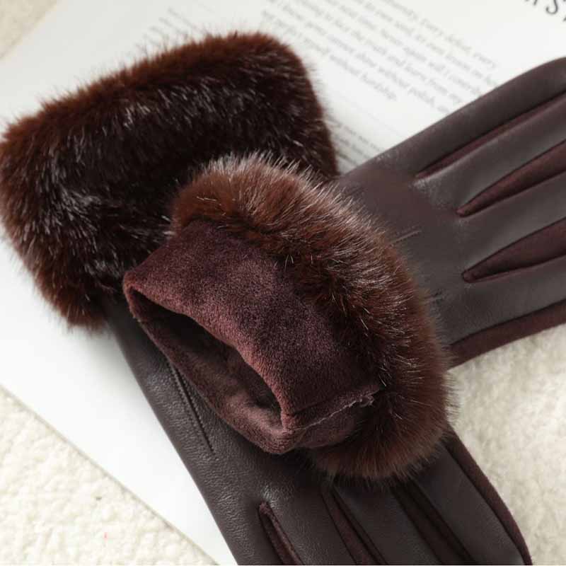 Luxury Women's Winter PU Leath - Leather Driving Glove review and price