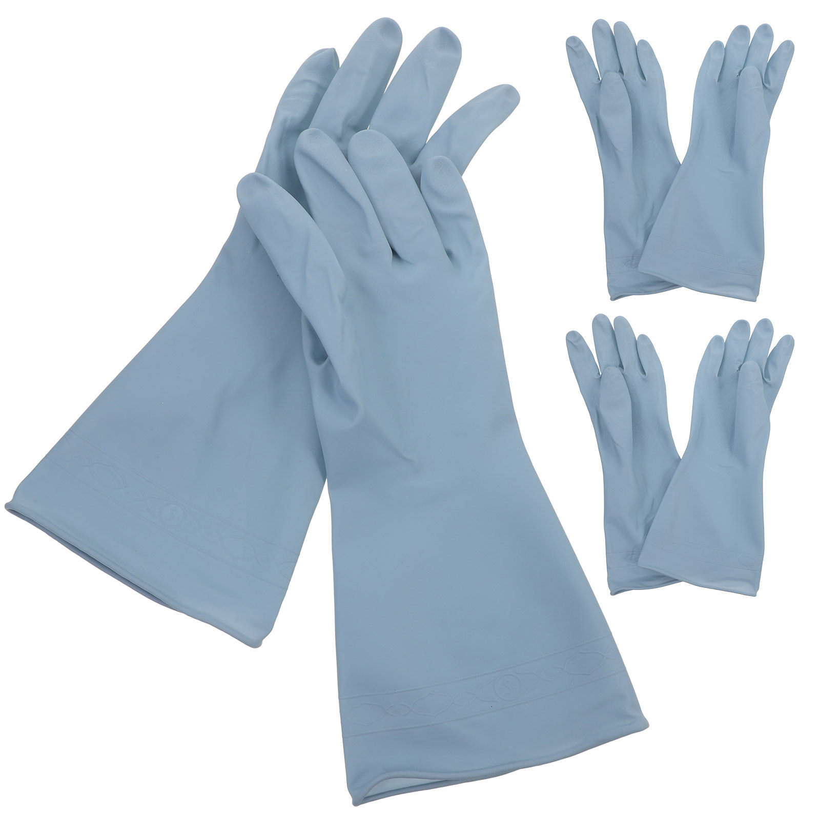 3Pairs Long Dishwashing Gloves - Dish Glove Rubber review and price